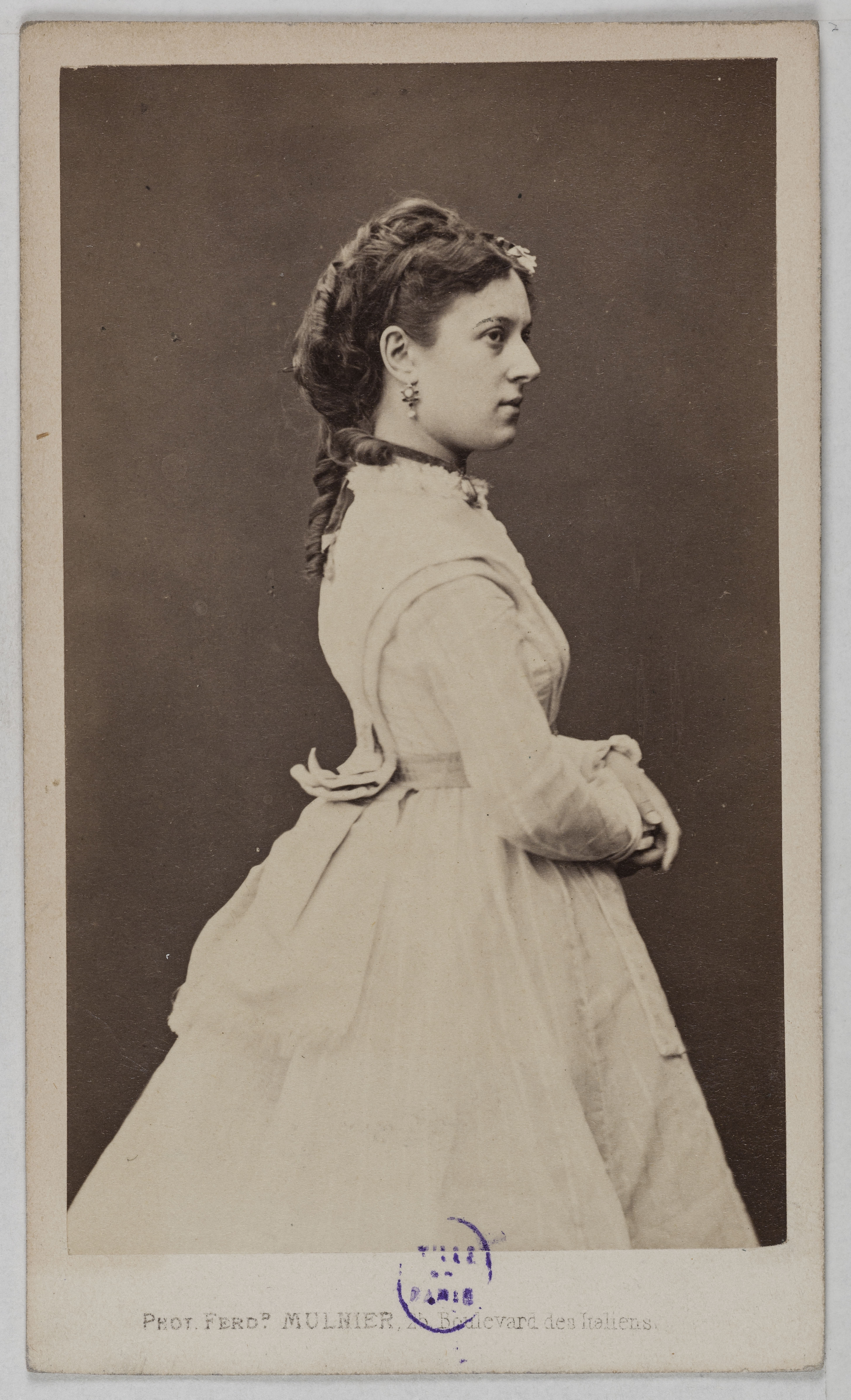 Ferdinand Mulnier, Portrait de Jeanne (Jeanne Nadaud, dite), (chanteuse lyrique)