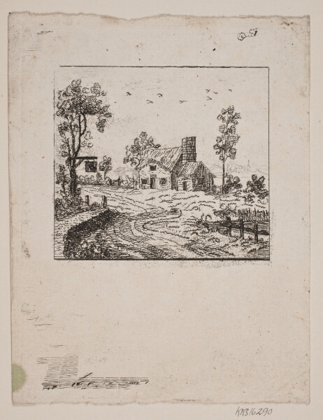 Gerhard Ludvig Lahde, Landskab med kro