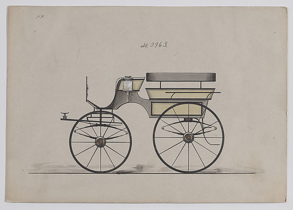 Brewster & Co., Design for Omnibus or Wagonette, no. 3963