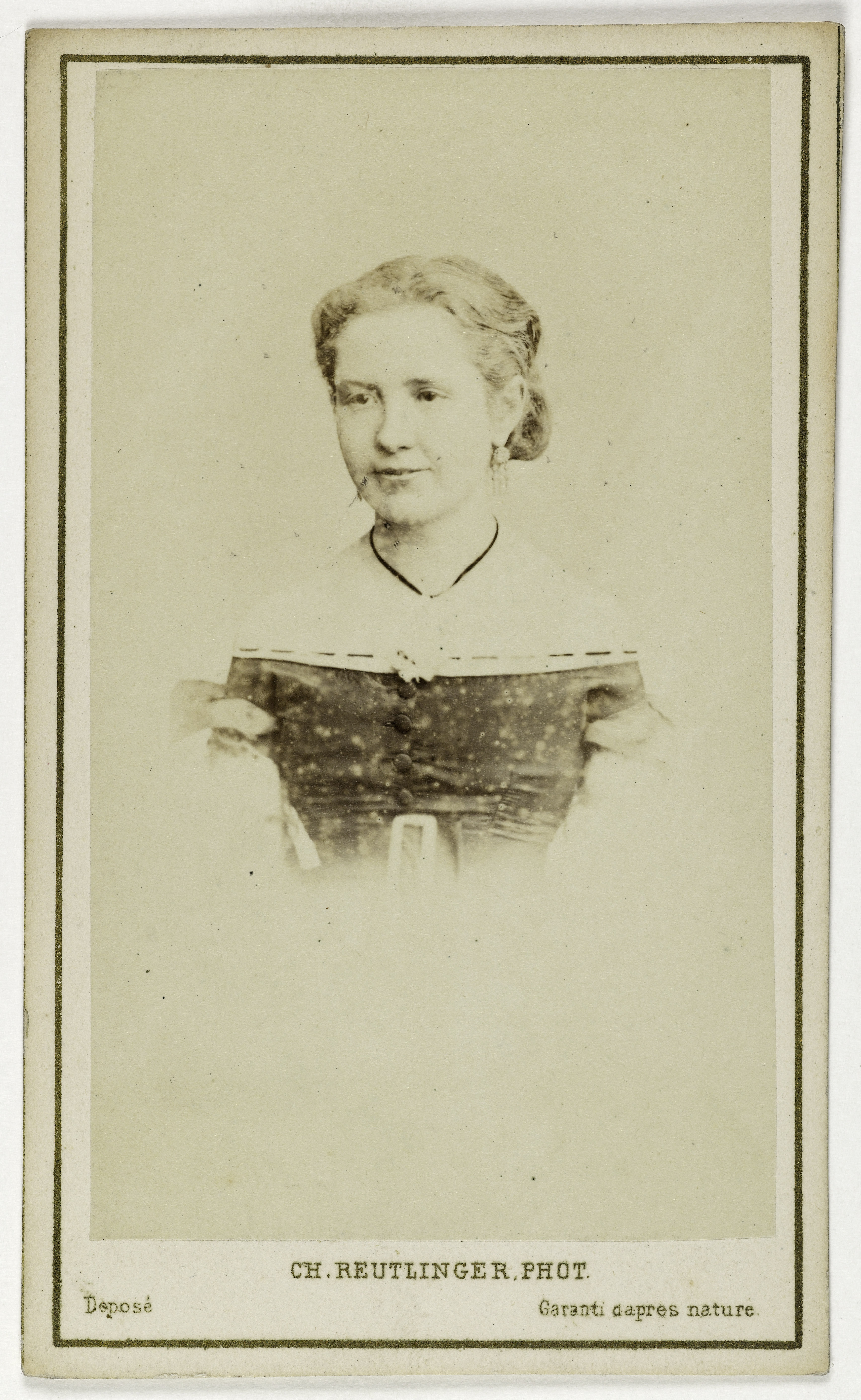 Charles Reutlinger, Portrait de Gonthier Camille, (chanteuse)
