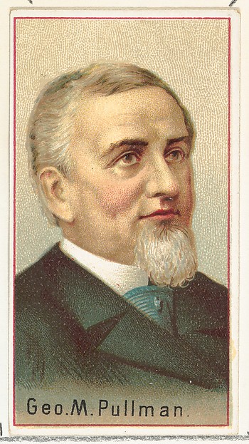 Allen & Ginter, George M. Pullman, printer's sample for the World's Inventors souvenir album (A25) for Allen & Ginter Cigarettes