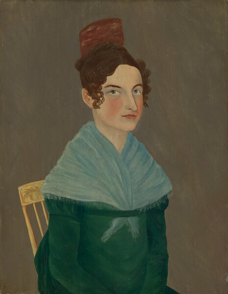 American 19th Century, The Blue Shawl