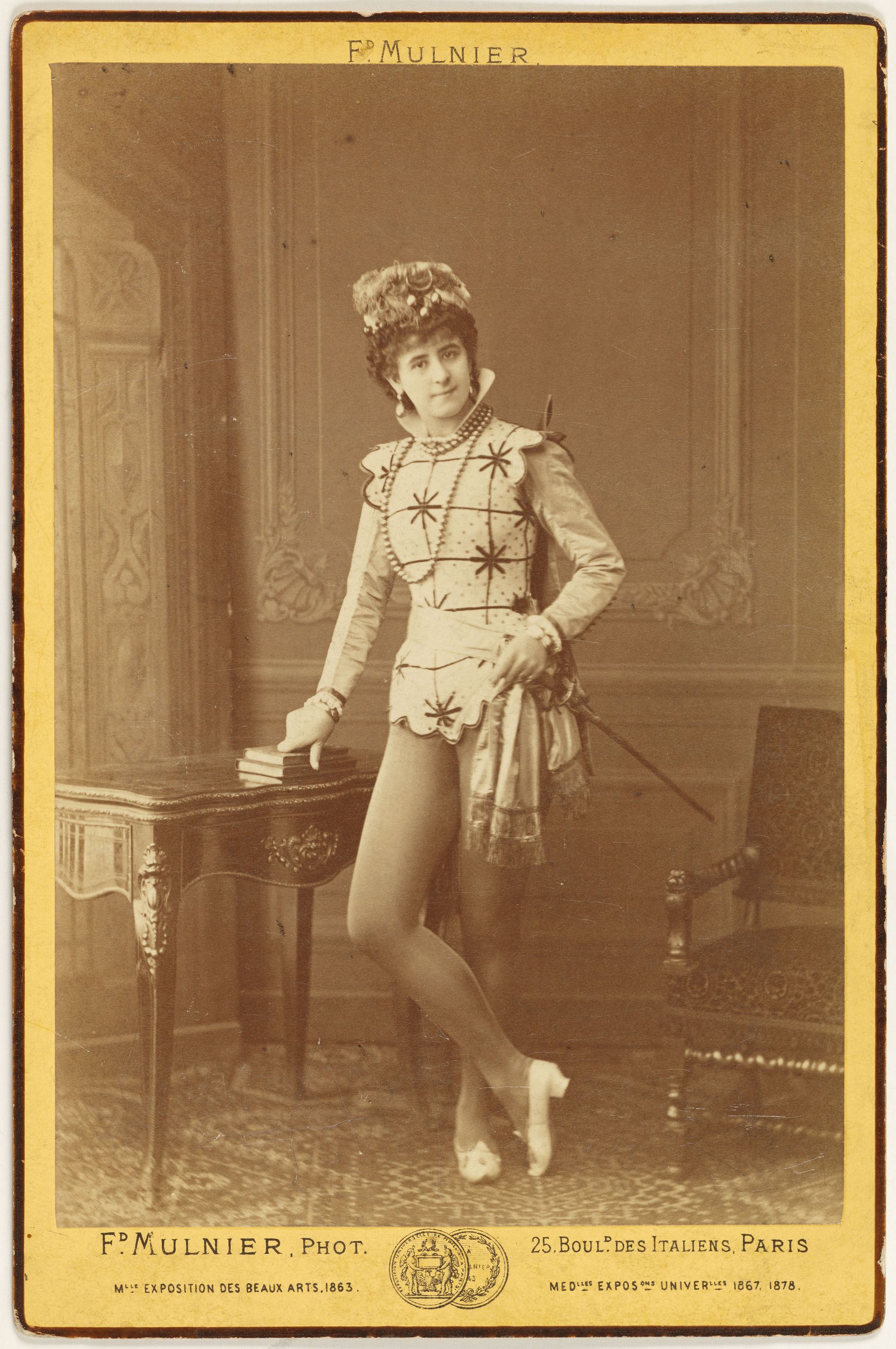 Ferdinand Mulnier, Portrait de Badia, actrice