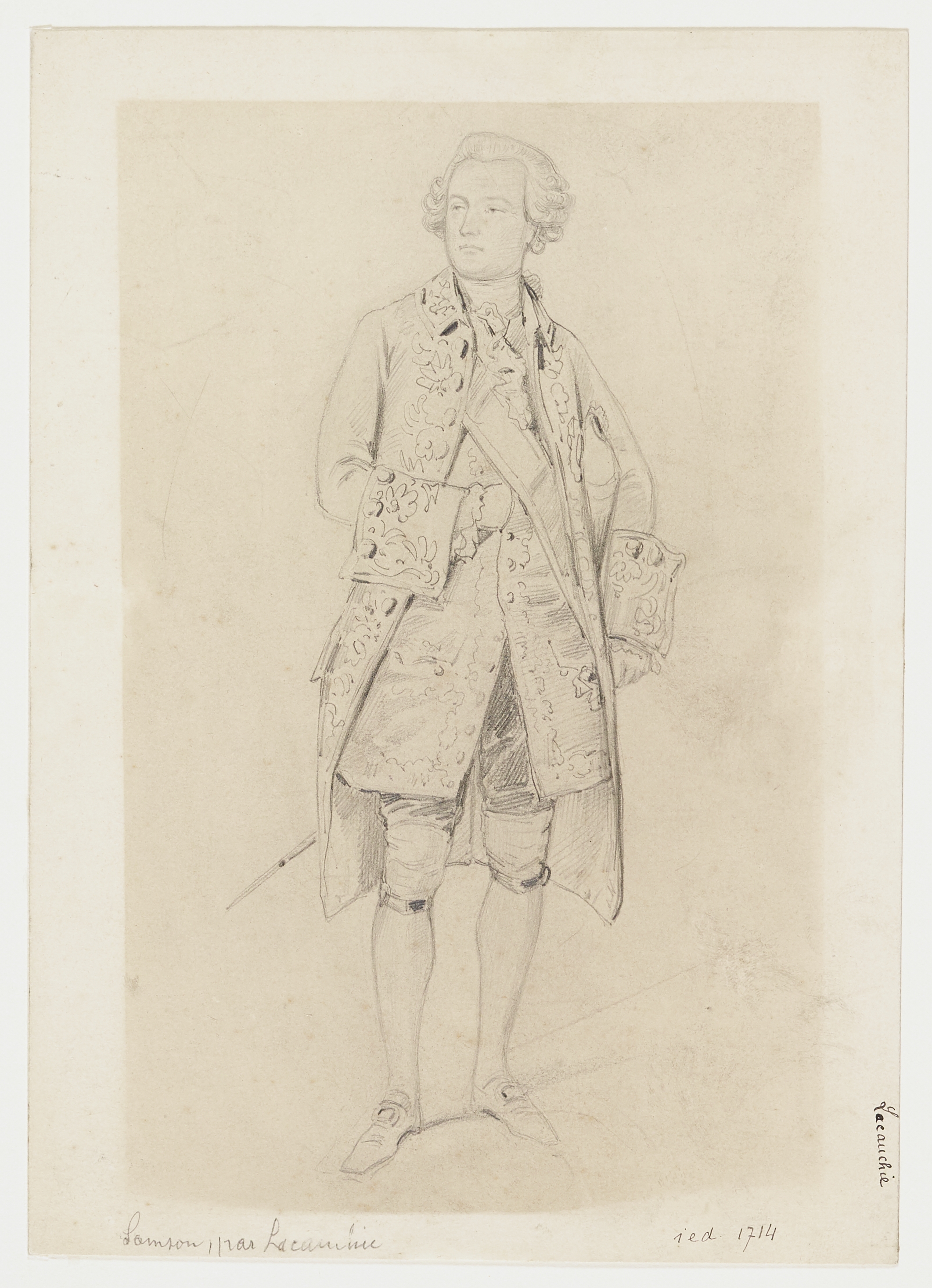 Alexandre Lacauchie, Portrait de l'acteur Joseph-Isidore Samson (1793-1871) de la Comédie Française