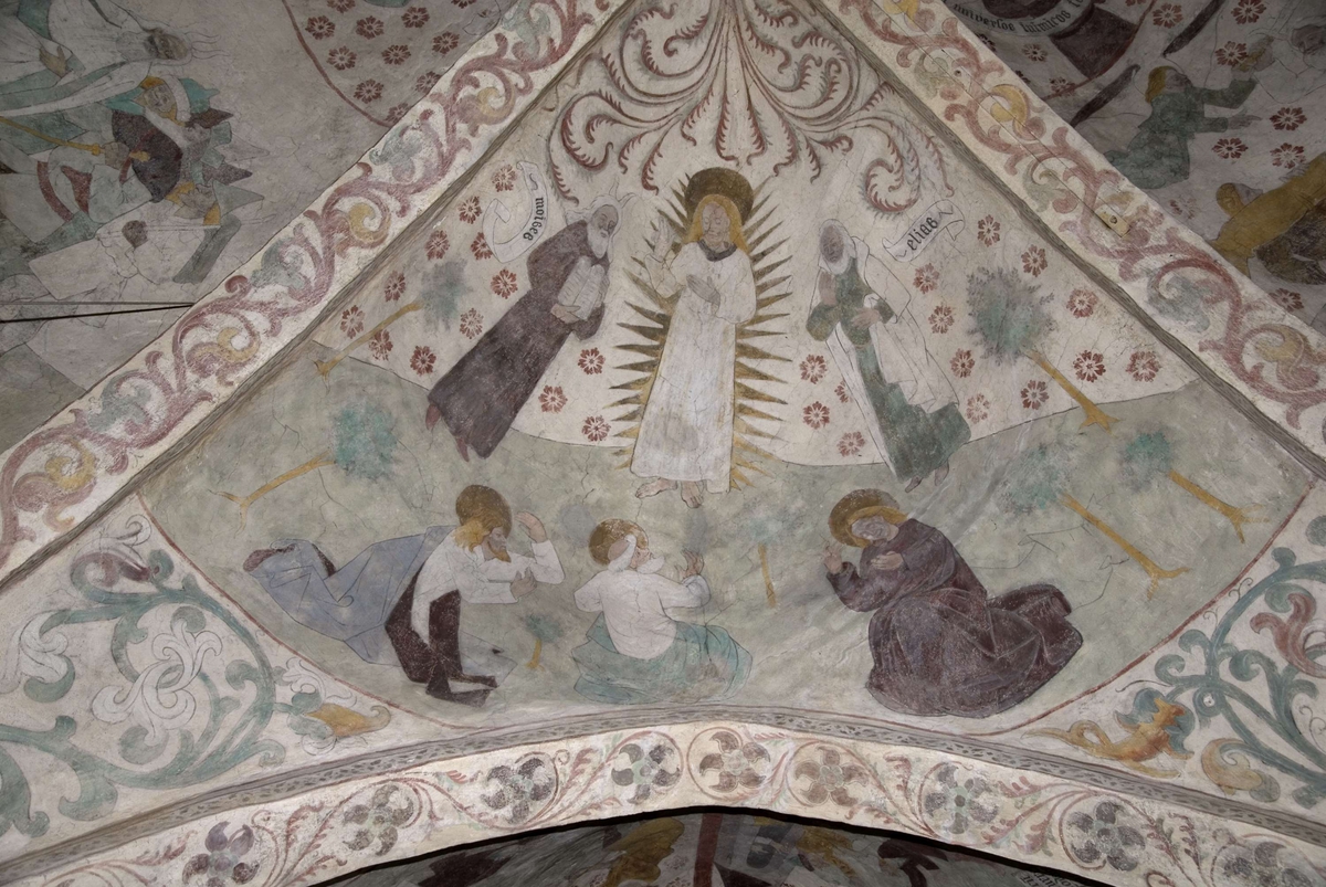 Bengt Backlund, Kalkmålning i Vänge kyrka, Uppland 2009
