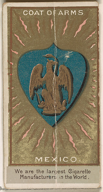 W. Duke, Sons & Co., President Diaz of Mexico, from the Rulers, Flags, and Coats of Arms series (N126-2) issued by W. Duke, Sons & Co.