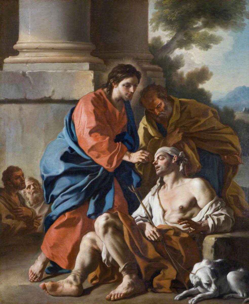 Francesco de Mura, Christ healing the Blind Man