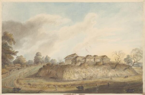 Unknown, The Raja's house at Surgujanager