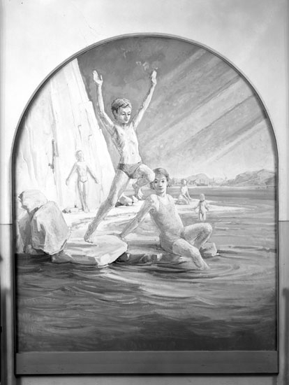 David Almquist, “Uddevalla. Painting in Uddevalla Higher General Teachwork.” as reported by the photographer