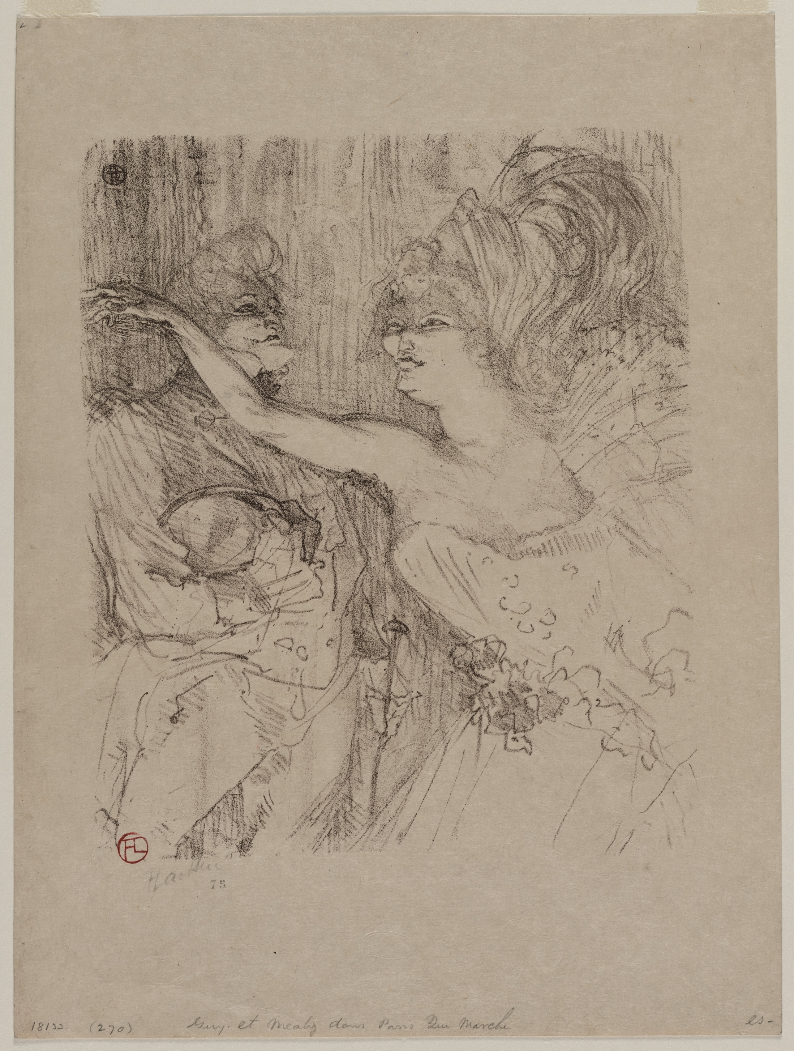 Henri de Toulouse-Lautrec, Guy and Mealy, in "Paris qui  Marche"