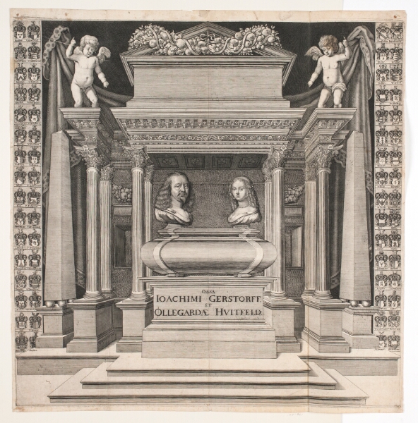 Albert Haelwegh, Joachim Gersdorff og Øllegård Huitfeld. Mindeblad