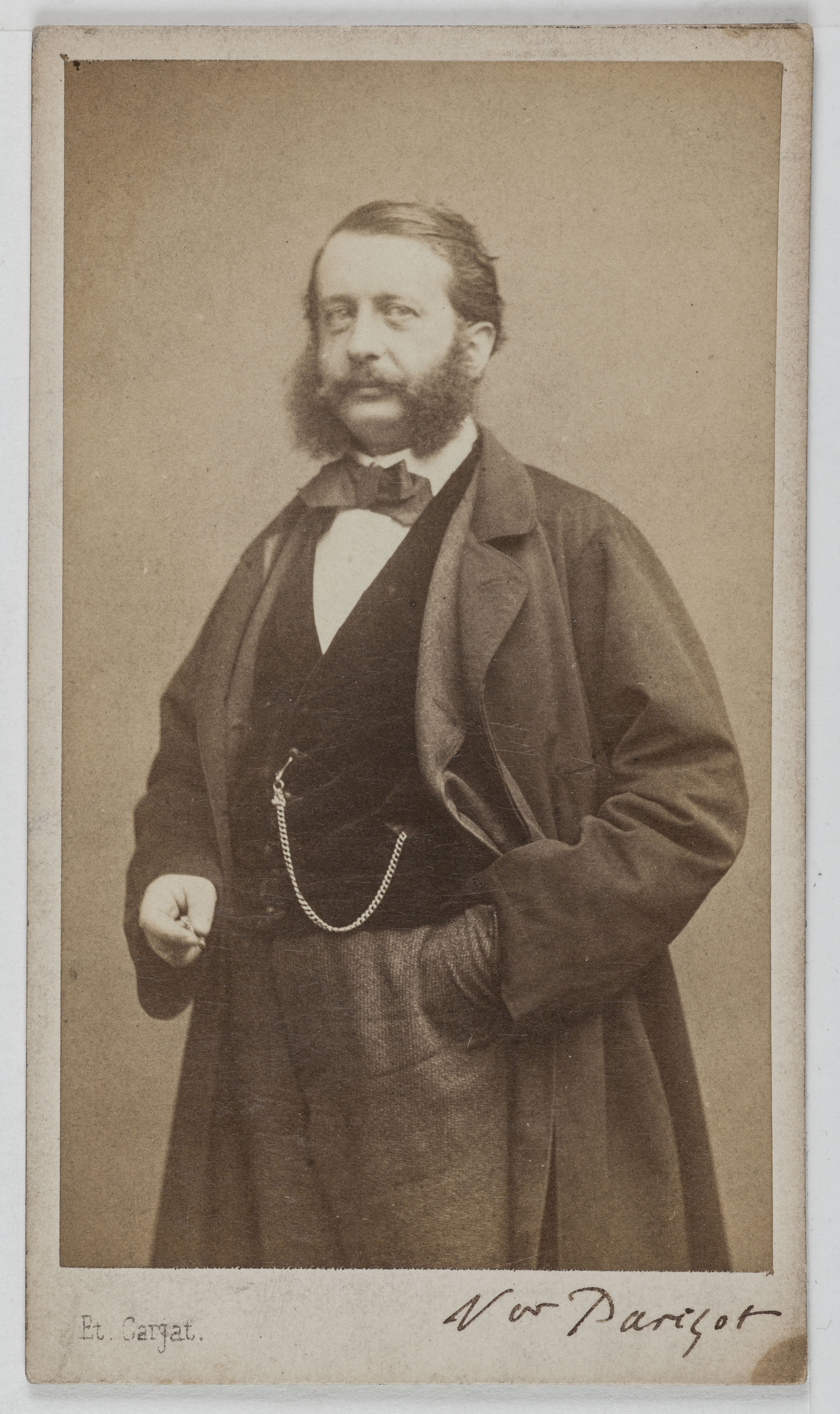 Carjat & Cie, Portrait de Victor Parisot.