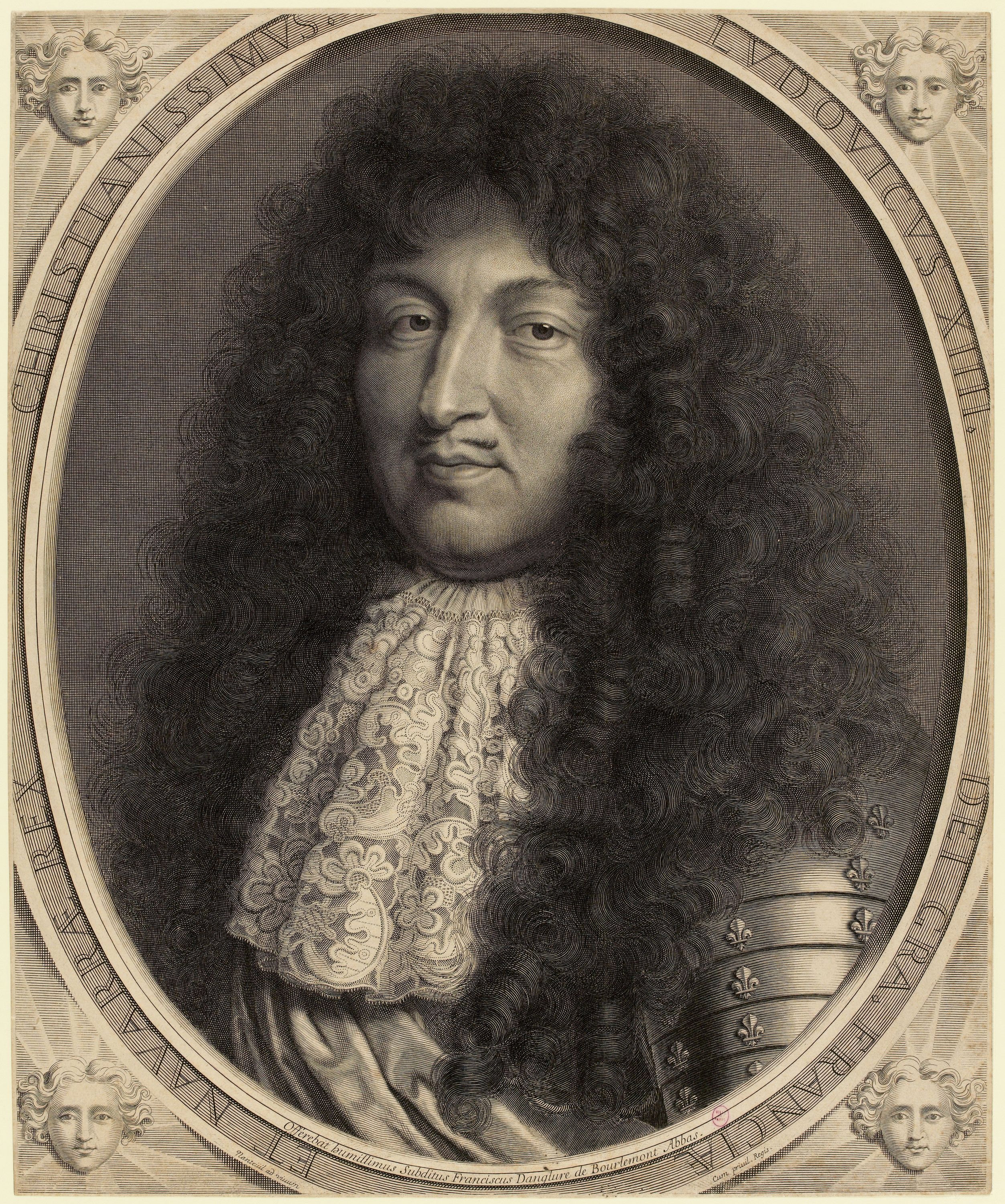 Robert Nanteuil, Portrait de Louis XIV.