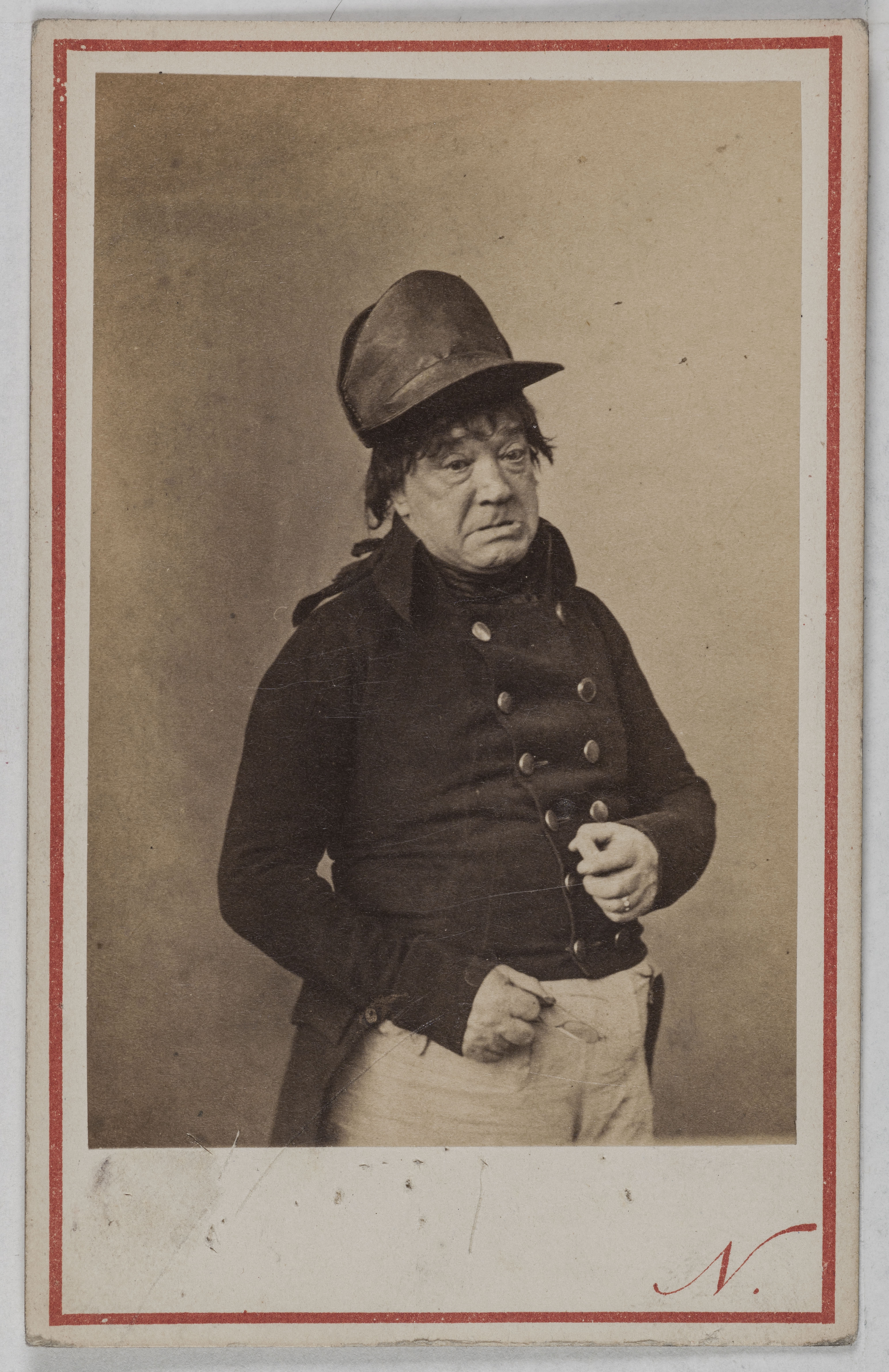 Nadar, Portrait de Joseph Kelm (1807-1882), chanteur.