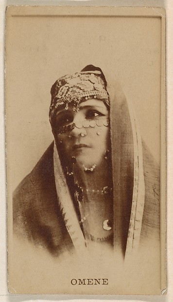 Kinney Brothers Tobacco Company, Omene, from the Actresses series (N245) issued by Kinney Brothers to promote Sweet Caporal Cigarettes