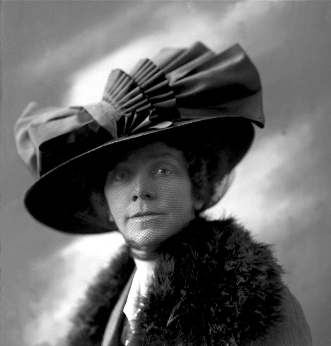 Gustav Borgen, Portrett, fru maler Wentzel. Kristiane Marie Wentzel, f.1869, Kitty Wentzel (1868-1961).