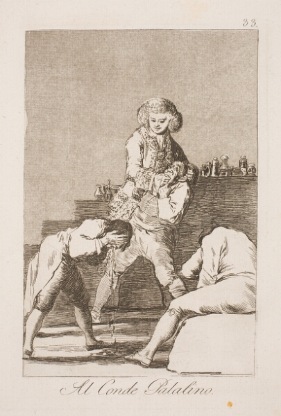 Francisco de Goya, Pfalzgreven. Udenrigsminister Urquijo som kvaksalver