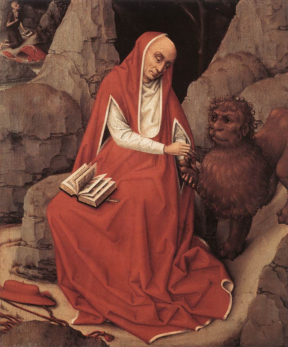 Rogier van der Weyden, St Jerome and the Lion