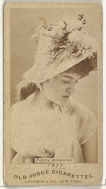 Goodwin & Company, Fanny Johnston, from the Actors and Actresses series (N171) for Old Judge Cigarettes
