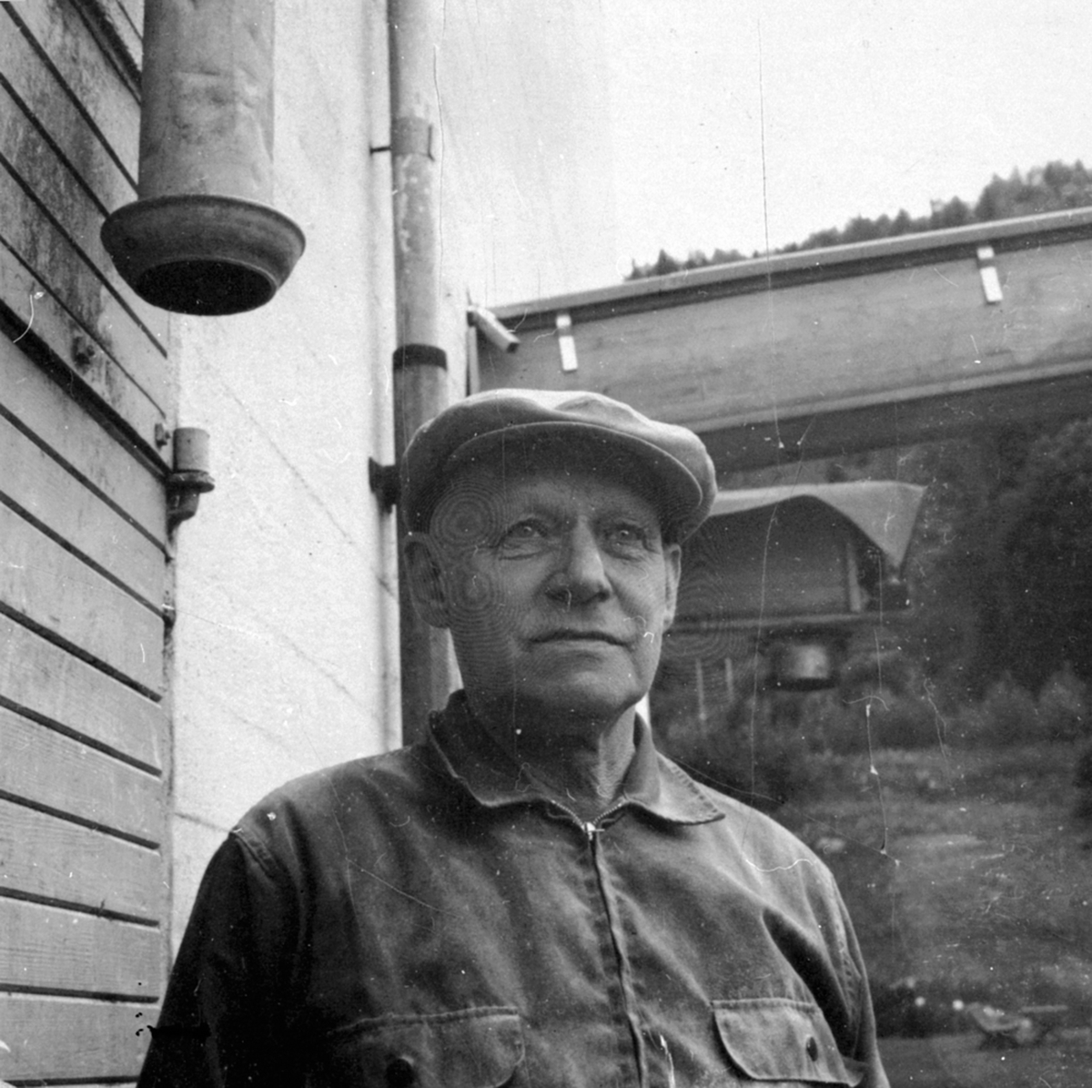Anno Domkirkeodden, Portrett, møllermester Einar Sveheim (1900-1987), Dal Mølle, Kvernvollen, Nes, Hedmark.