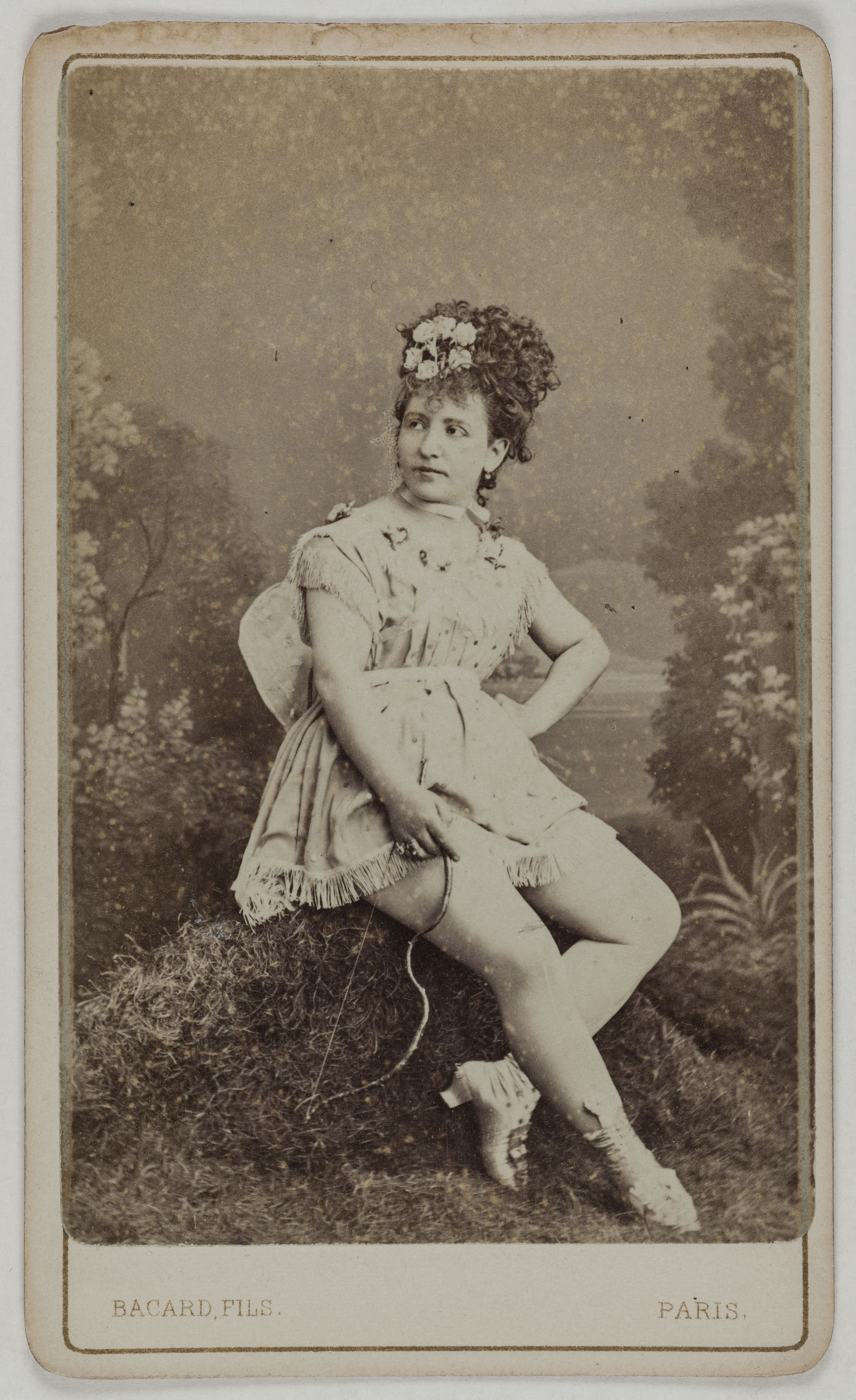 Bacard Fils, Portrait de Delmas B., (actrice)