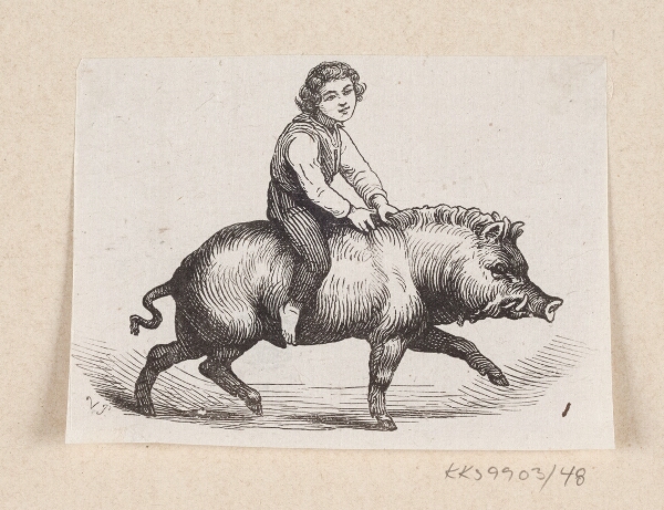 H.P. Hansen, Illustration til "Metalsvinet" i H.C. Andersen, "Eventyr og Historier", Bind 1