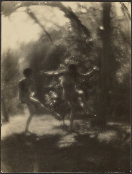 Louis Fleckenstein, [Dancers in Garden]