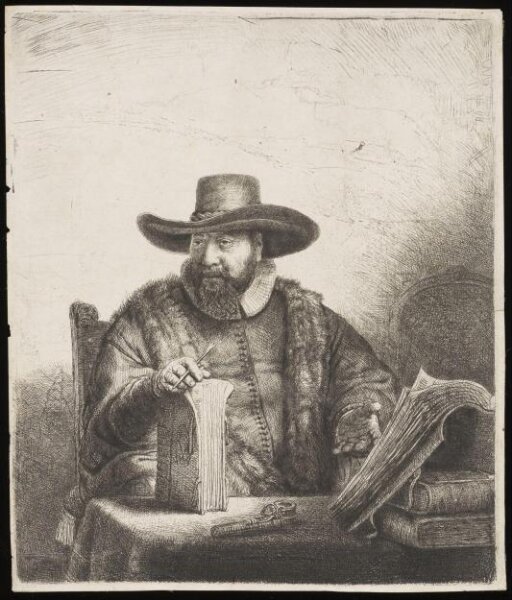 Rembrandt van Rijn, Cornelis Claesz Anslo, preacher