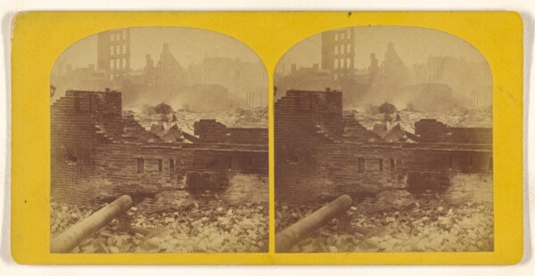 Unknown, [From No. 100 Summer Street, looking S.W. towards Chauncey St. Boston Ruins.]