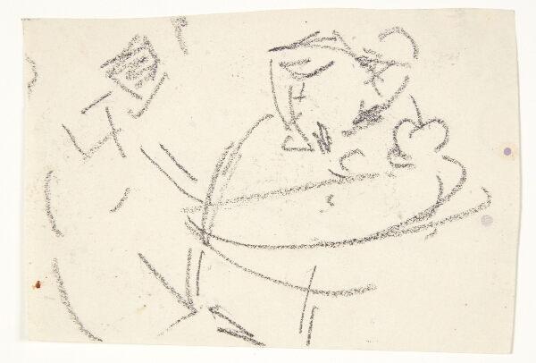 Edvard Weie, Figurstudier til Langelinje-billedet