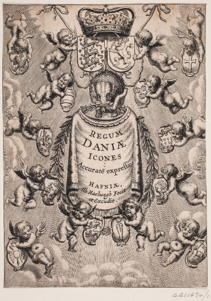 Albert Haelwegh, Titelblad til "Regum Daniæ Icones", 1646