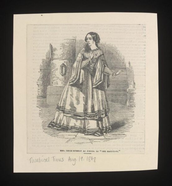 unknown, Mrs Leigh Murray as Emilia in the Magician