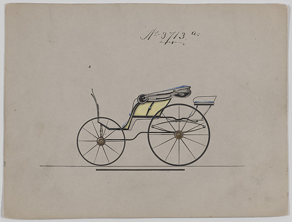 Brewster & Co., Design for Pony Phaeton, no. 3713a