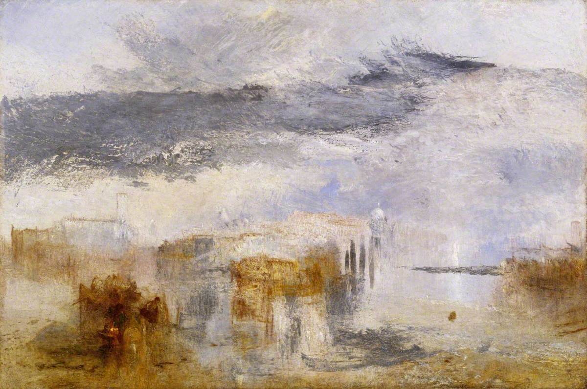 J. M. W. Turner, Venice - Sunset, a Fisher