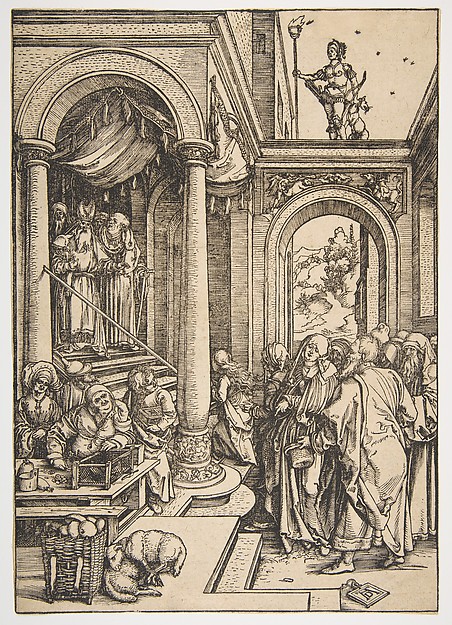 Albrecht Dürer, The Presentation of The Virgin in the Temple, from "The Life of The Virgin"