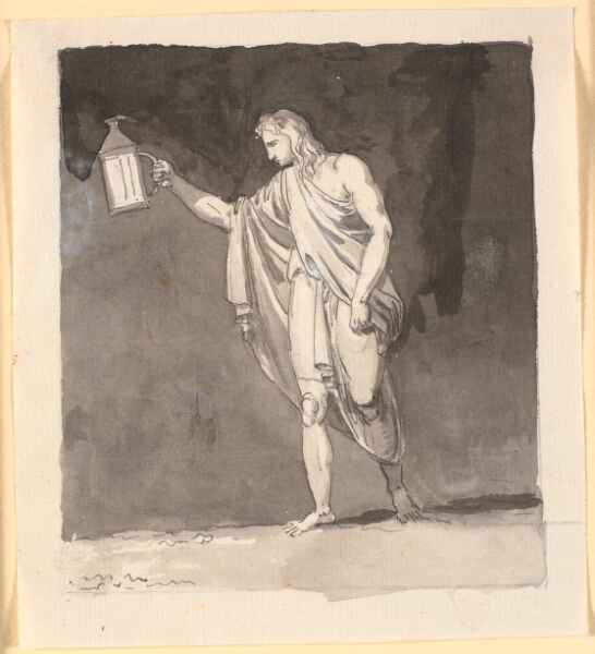 Nicolai Abildgaard, Diogenes der lyser i mørket med en lygte