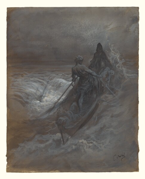 Gustave Doré, After the Shipwreck - Design for an Illustration of Coleridge's The Rime of the Ancient Mariner