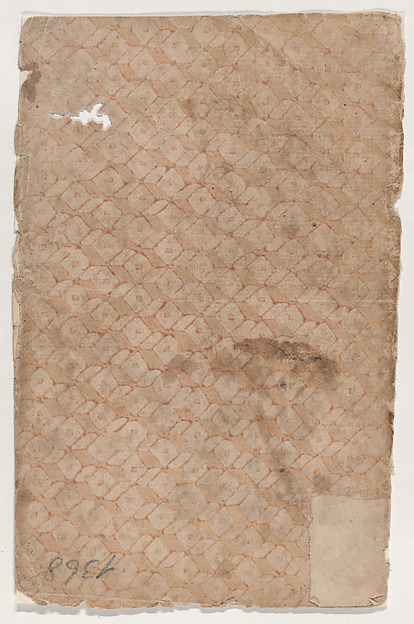 Anonymous, Sheet with overall geometric pattern