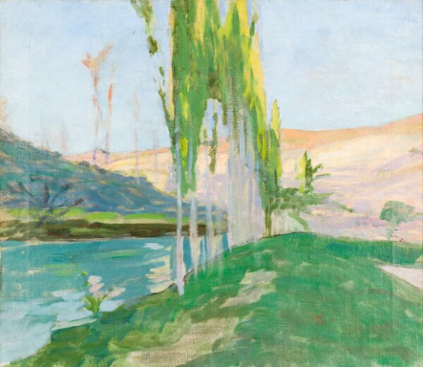 Richard Bergh, Popplar vid vattendrag