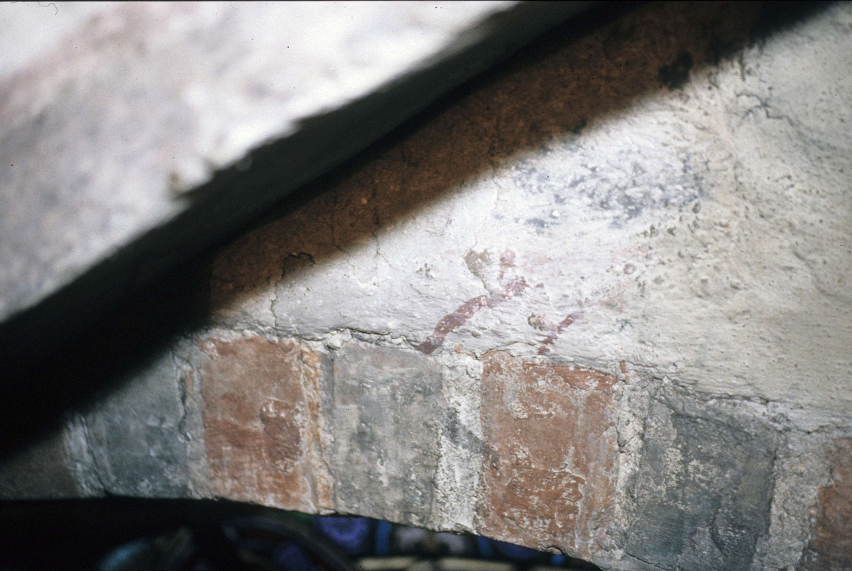 Rune Hammarling, Lime painting in Bälinge Church, Bälinge parish, Uppland 1989