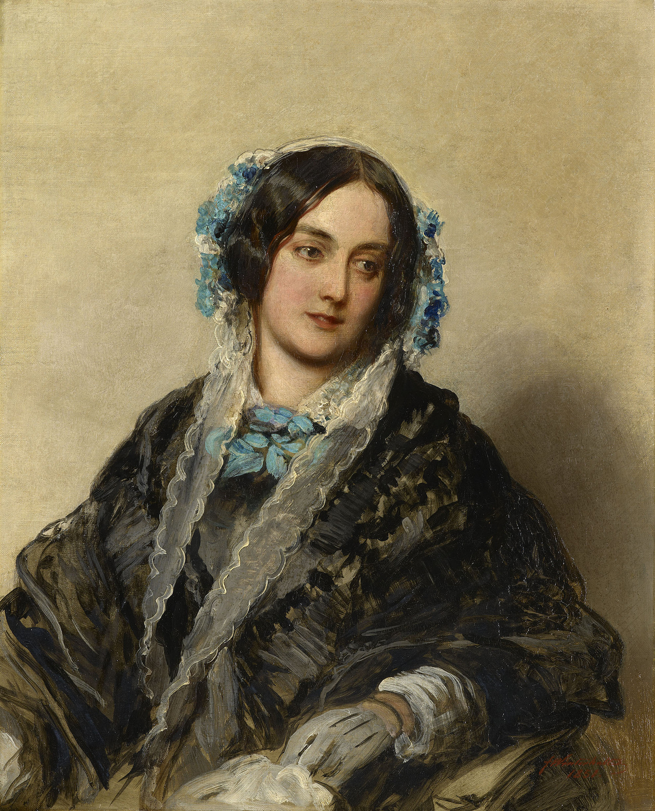 Franz Xaver Winterhalter, Frances, Countess of Gainsborough (1814-1885)