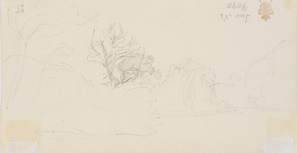 P.C. Skovgaard, Landskab med sø.