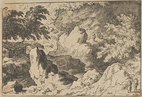 Allart van Everdingen, The Three Men on the Rock