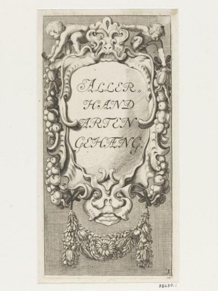 Unknown, Allerhand Arten Gehang