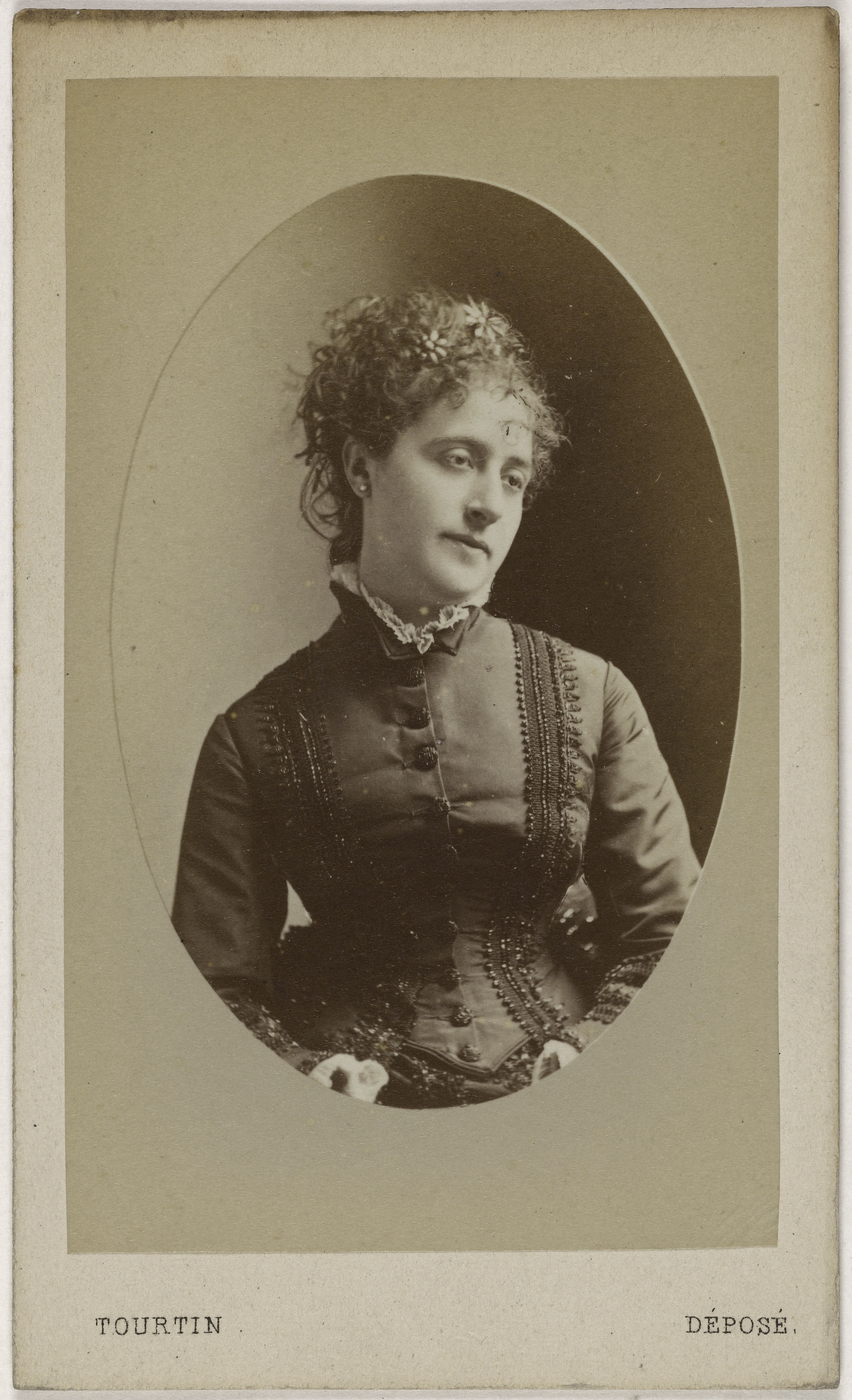 Joseph Tourtin, Portrait de Zina Dalty (actrice à l'Opéra comique)