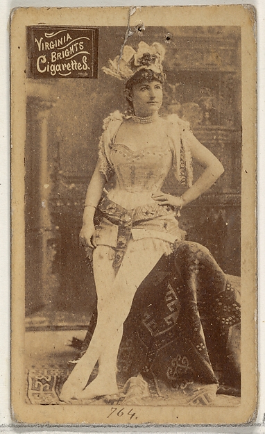 Allen & Ginter, Card 764, from the Actors and Actresses series (N45, Type 2) for Virginia Brights Cigarettes