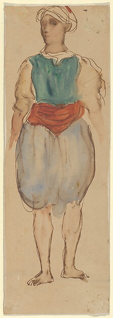 Eugène Delacroix, Young Moroccan, Standing