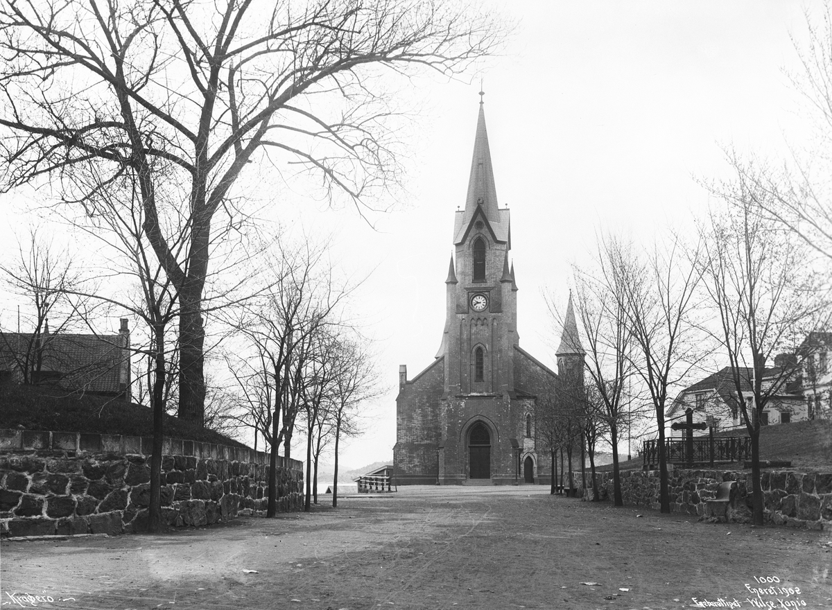 Anders Beer Wilse, Prot: Kragerø - Kirken og Kirketomten 5. Mai 1902