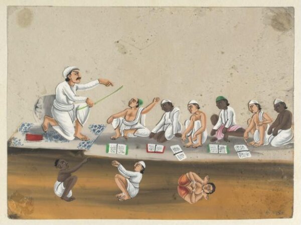 Unknown, One of eleven paintings depicting schools.