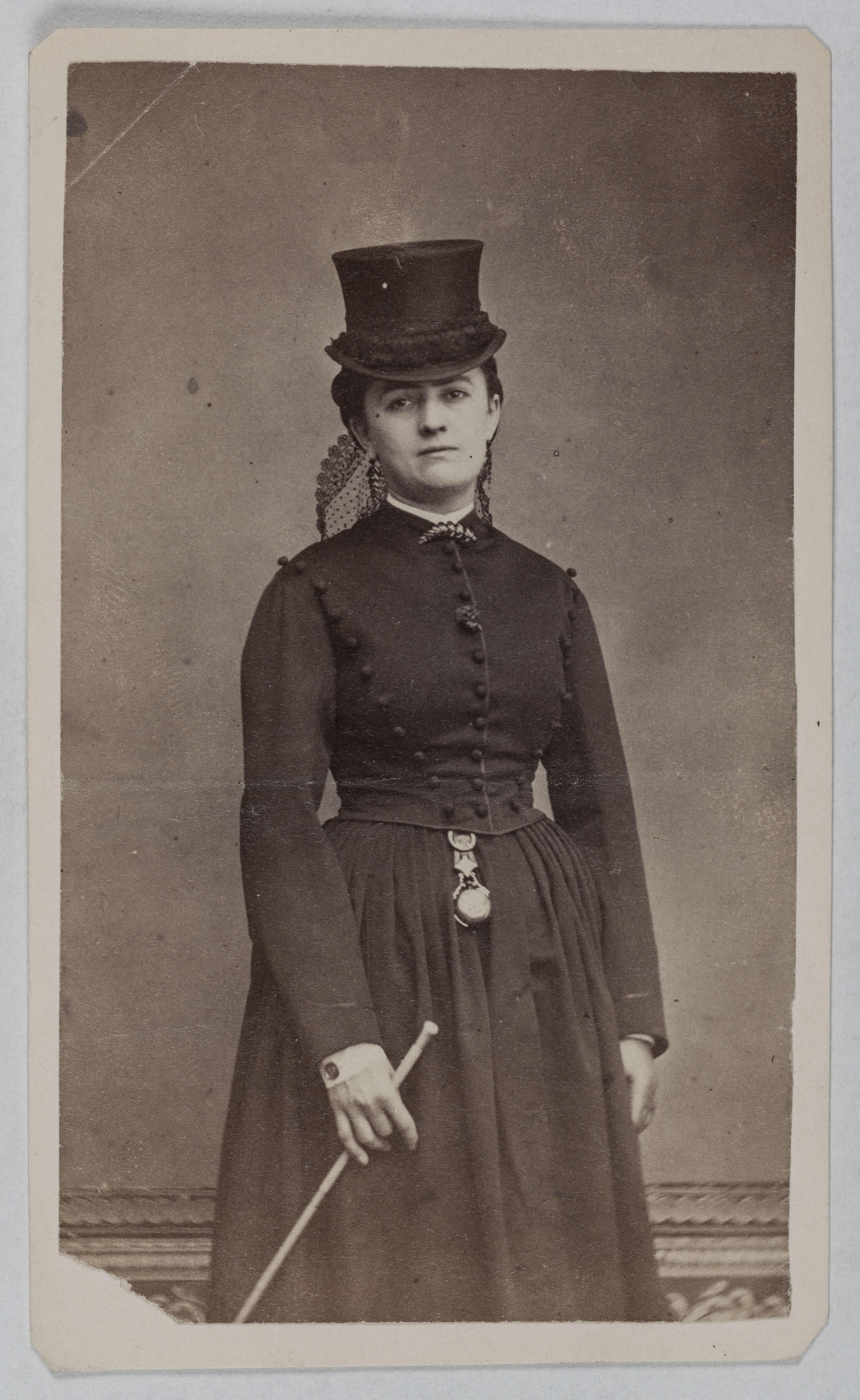 Anonyme, Portrait de Gabrielle Gauthier ( -vers 1883), (actrice)